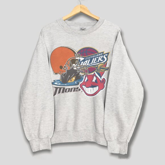 Indians Monsters Cavaliers Browns Shirt, Cleveland Cavaliers Basketball Shirt - Picture 1 of 2